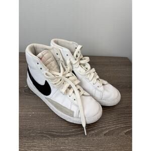 Nike Blazer Mid 77 Vintage Boys Size 5Y White Athletic Shoes Sneakers CZ7531-100